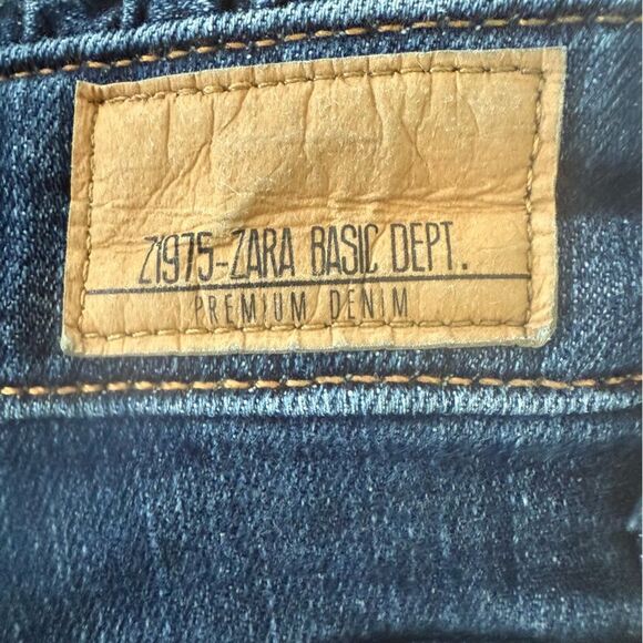 Zara Basic Denim Z1975 Skinny Denim Blue Jeans - Picture 5 of 5